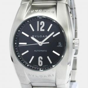 Bvlgari Black Stainless Steel Ergon EG35S Automatic Women's Wristwatch 35 mm