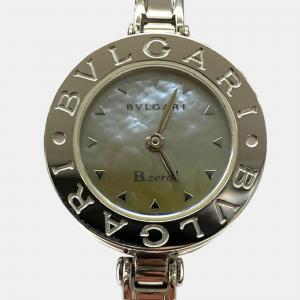 Bvlgari Black Shell Stainless Steel B.Zero1 BZ22S Quartz Women's Wristwatch 22 mm