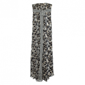 Carolina Herrera Printed Chiffon Gown M