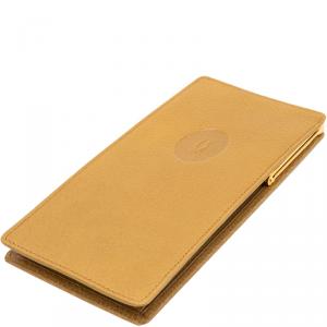Pre Owned Cartier Beige Leather Vintage Lock Wallet