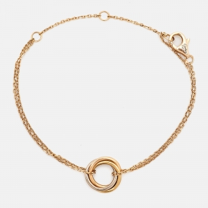 Cartier Trinity 18k Three Tone Gold Bracelet