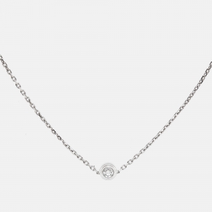 Cartier D'Amour Diamond 18K White Gold XS Model Bracelet