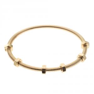 Pre Owned سوار كارتييه أكرو دو كارتييه ذهب وردي عيار 18 مقاس 16 سم