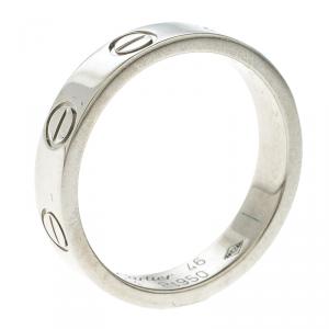 Pre Owned Cartier Love Platinum Wedding Band Size 46