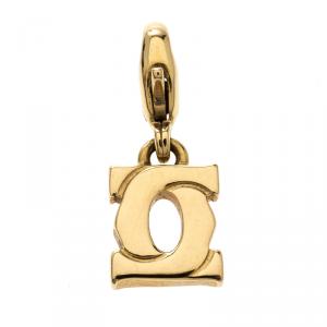 Cartier Mini Double C 18K Yellow Gold Charm