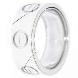 مملوكة مسبقًا Cartier Love White Gold Astro Ring Size 50