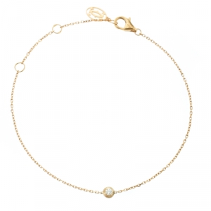 Pre Owned Cartier Diamants Legers Diamond 18k Yellow Gold Bracelet