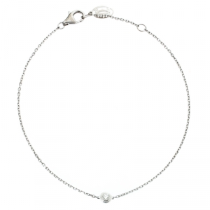 Pre Owned Cartier Diamants Legers de Cartier Diamond 18k White Gold XS Bracelet