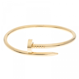 Pre Owned Cartier Juste Un Clou 18k Rose Gold Bracelet 16