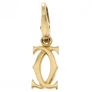 Cartier C De Cartier 18 K Yellow Gold Charm