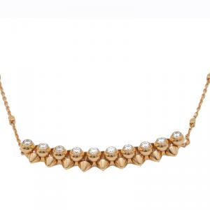 Pre Owned Cartier Clash De Cartier Rose Gold Diamond Necklace