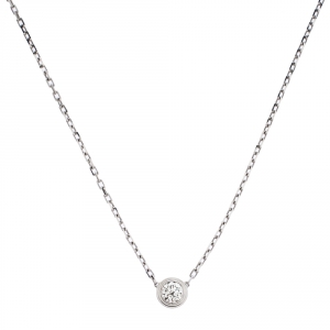Pre Owned Cartier Diamants Legers De Cartier 18K White Gold Necklace LM