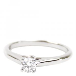 Pre Owned Cartier 1895 Solitaire Platinum Diamond Ring Size 47