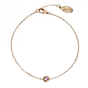 Pre Owned Cartier Saphirs Légers De Cartier Pink Sapphire 18K Rose Gold Bracelet