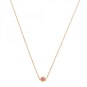 Pre Owned Cartier Saphirs Legers Sapphire 18K Rose Gold Necklace