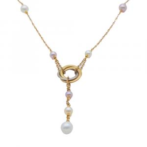 مملوكة مسبقًا Cartier Trinity Pearl Necklace