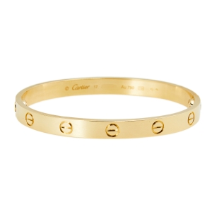 مملوكة مسبقًا Cartier Love 18k Yellow Gold Bracelet 17