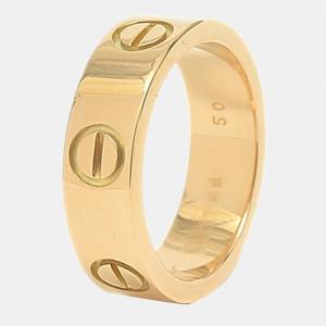 Pre Owned Cartier Love 18K Yellow Gold Ring EU 50