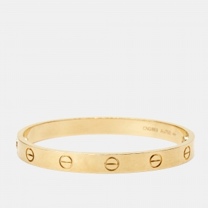 مملوكة مسبقًا Cartier Love 18k Yellow Gold Bracelet 16