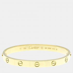 Cartier 18K Yellow Gold Love Bangle Bracelet