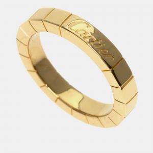 Cartier 18K Yellow Gold Lanieres Wedding Band Ring EU 52