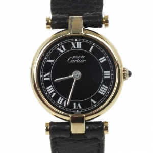 Pre Owned Cartier Gold Plated Womens Wristwatch 24 MM