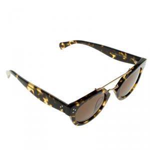 Pre Owned Celine Brown CL41043/S PHW/A6 Round Sunglasses