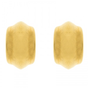 Celine Vermeil Gold Tone Hoop Earrings