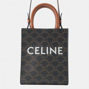 Celine Vertical Hippopotamus Tan Pvc Leather Size Mini