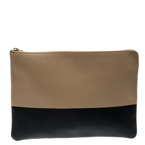 Celine Bi Color Leather Solo Pouch