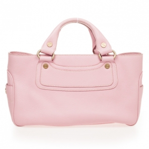 Pre Owned Celine Pink Leather Boogie Tote