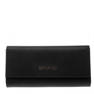 Cerruti 1881 Black Leather Cerrutis Continental Wallet