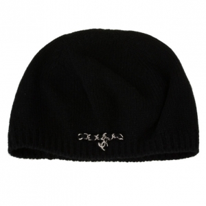 Pre Owned Chanel Black Cashmere Beanie