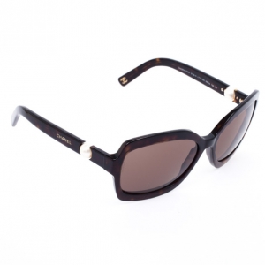 مملوكة مسبقًا Chanel Black Square 5141H Pearl Women Sunglasses