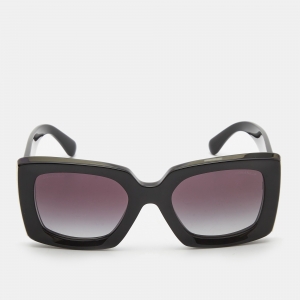 مملوكة مسبقًا Chanel Black Gradient 5435 CC Square Sunglasses