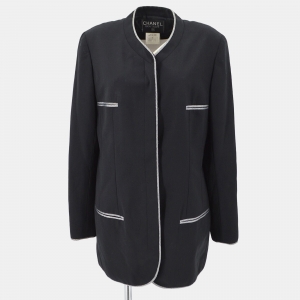 Pre Owned Chanel Jacket Black 96P #38