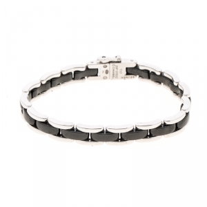 Chanel Ultra Black Ceramic White Gold Bracelet