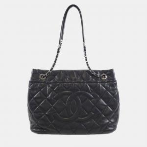 Chanel Black Calf Leather Handbag