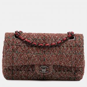 Chanel Classic Double Flap Medium Tweed Shoulder Bag