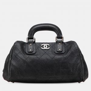 Chanel Black Caviar CC Outdoor Ligne Handbag