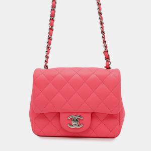 مملوكة مسبقًا حقيبة شانيل كتف سلسلة صغيرة ماتلاسيه علامة كوكو جلد حملان