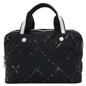 Pre Owned حقيبة شانيل ترافل لاين نايلون سوداء