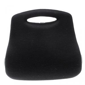 Pre Owned Chanel Black Cotton Limited Edition Butt Hard Case