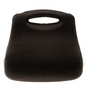 Pre Owned Chanel Brown Cotton Limited Edition Butt Hard Case