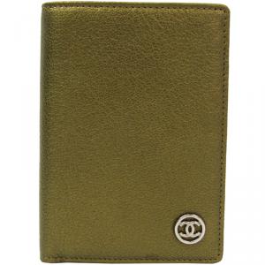 Chanel Bronze Leather Bifold Wallet