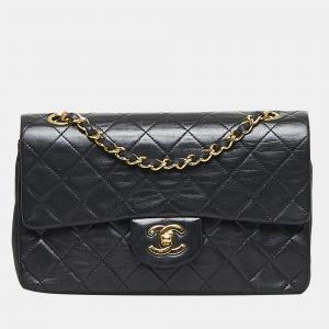 Chanel Black Small Classic Lambskin Double Flap