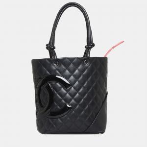 Chanel Black Small Cambon Ligne Tote