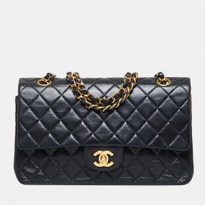 Chanel Black Small Classic Lambskin Double Flap