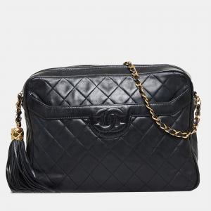 Chanel Black CC Matelasse Crossbody