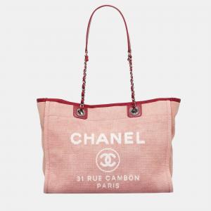 Chanel Pink Deauville Tote